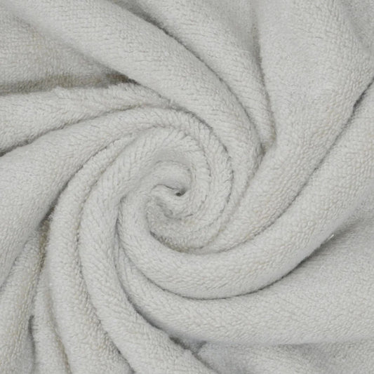 מגבת קפוצ’ון 100% כותנה רכה לתינוק - לבן | אפור