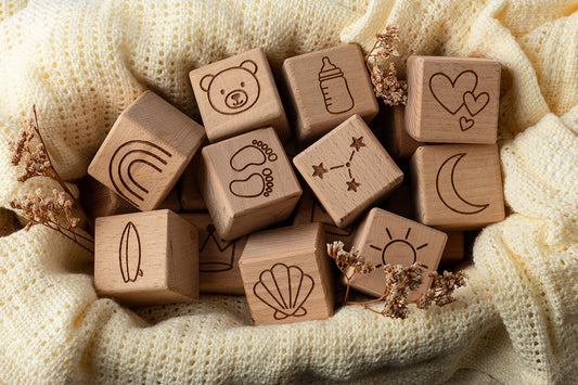 קוביות איורים בהתאמה אישית