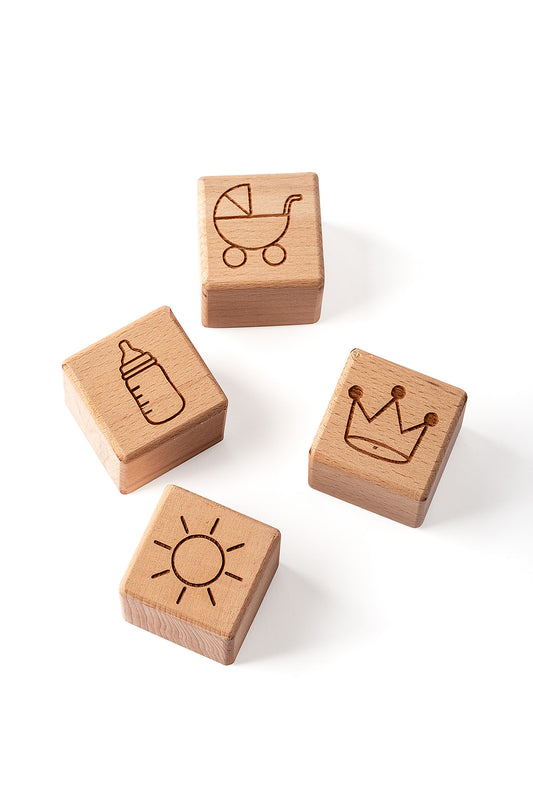 קוביות איורים בהתאמה אישית